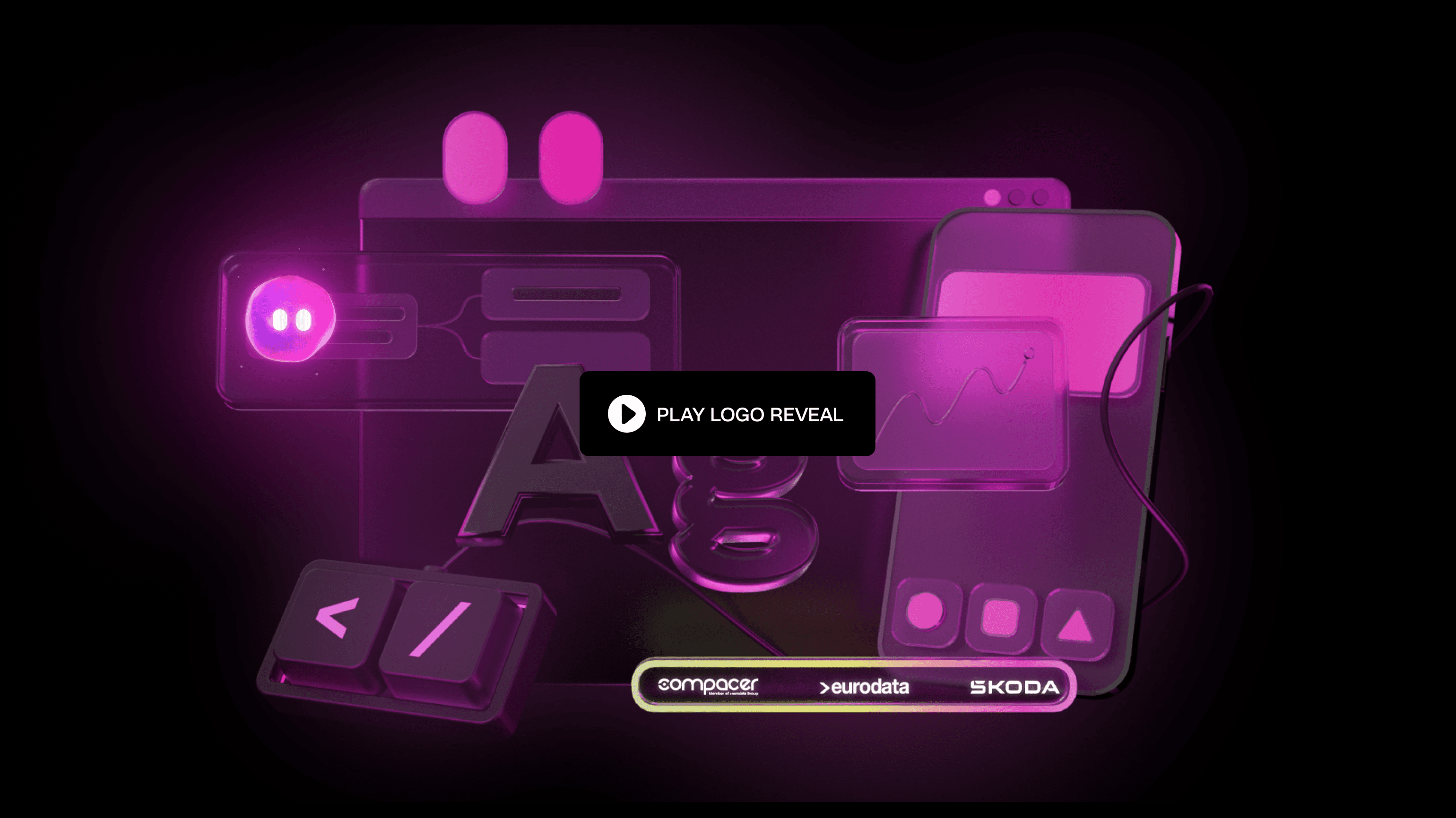 Color logo reveal placeholder